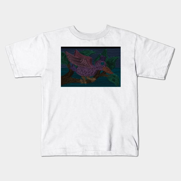 Coloring Inside The Lines Kids T-Shirt by becky-titus